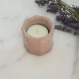 Bougeoir / chauffe plat / petit pot en beton