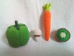 Fruits et légumes au crochet