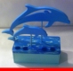 (1070) les dauphins bleu foncé