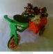 (741) vélo remorque fleurs