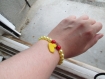 Bracelet élastique pikachu en fimo