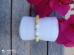 Bijoux faits main et sur demande possible, bracelet en perle heishi personnalisé