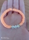 Bracelet perles heishi personnalisé sun , nous pouvons  changer la couleur ou l'écriture du vous le souhaitez !