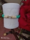 Bracelet en perle heishi personnalisé fait main