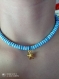 Collier en perles heishi personnalisé avec pendentif étoiles
