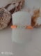 Bracelet perles heishi personnalisé sun , nous pouvons  changer la couleur ou l'écriture du vous le souhaitez !