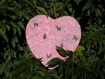Tableau en forme de coeur pour la saint valentin ou pour les amoureux des chats