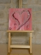 Décoration murale pour la saint valentin - coeur de fleur
