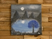 Tableau peinture acrylique - clair de lune