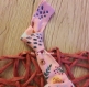 Doudou oreilles de lapin tout doux avec attache-tétine en coton bio et minky / cadeau de naissance / cadeau de baby shower