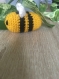 Amigurumi abeille porte-clé 