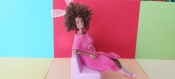 Robe en laine collection katia pour poupée barbie 