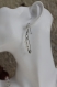 Parure collier-bracelet-boucles d'oreilles en cristal et verre transparent-rose modèle 
