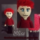 Matthew bellamy de muse, doll, crochet personalisable . sur commande.