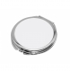 Miroir de forme ronde à personnaliser en métal brillant sur plaque aluminium sublimée