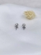 Boucles d'oreilles femme 1 ct argent 6 claws moissanite earrings diamant fiançailles,engagement,solitaire,minimaliste,quotidienne,mariage.