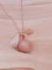 Bola de grossesse or rose tétine bijoux femme de maternité gemolia