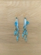 Boucles d'oreilles micromacramé et perles miyuki