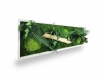 Tableau végétal naturel stabilisé  green wood 20x70