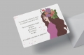 Carte anniversaire femme, carte anniversaire amie, carte de voeux fleurs et message, carte joyeux anniversaire, carte anniversairefait main