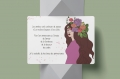 Carte anniversaire femme, carte anniversaire amie, carte de voeux fleurs et message, carte joyeux anniversaire, carte anniversaire fait main
