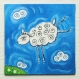 Mouton joueur - peinture à l'acrylique sur toile pour enfant