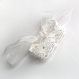 Bracelet dentelle guipure blanche accessoire mariage romantique