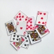 Jeu de 52 mini cartes à jouer pour décoration mariage thème casino poker