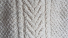 Poncho en grosse laine naturelle pour femme - taille 36 (s)