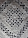 Coussin hardanger-2  brodé coton et lin 40x40