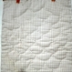 Tableau chouette patchwork ocre 23x32 cm