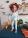 Pyjama pour poupée de 50 à 52 cm