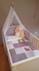 Couverture bébé 70x100 cm avec prénom - tissus et motifs personnalisables