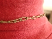 Collier réversible motif chaîne avec pendentif 
