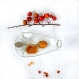 Groovy melted clear-glass bowls “snack boats”  eco gift upcycled handmade and zero waste trays