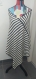 Poncho tricoté en acrylique taille l/xl