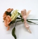 Mini bouquet de 5 petites roses en papier fait main - d