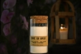 Bougie parfumée douce ambiance personnalisée - etiquette personnalisable - comme un amour, des bougies française artisanales au bon parfum