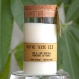Bougie parfumée vanille des iles personnalisée - etiquette personnalisable - comme un amour, des bougies française artisanales au bon parfum