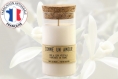 Bougie parfumée vanille des iles personnalisée - etiquette personnalisable - comme un amour, des bougies française artisanales au bon parfum
