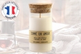 Bougie parfumée douce ambiance personnalisée - etiquette personnalisable - comme un amour, des bougies française artisanales au bon parfum