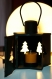 Photophore lanterne avec 2 bougie