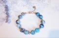 Bracelet opale bleue des andes 