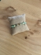 Bracelet heishi « maman » vert