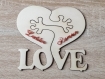 Coeur love en bois personnalisée
