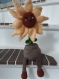 Fleur de tournesol sans son pot amigurumi 