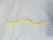 Bracelet tressé macramé jaune 