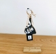 Petite robe noire sculpture femme mode élégance sac shopping création cadeau original figurine ficelle papier fil fer kraft armé bois flotté