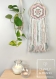 Ellie suspension murale, mandala, attrape-rêves, 15 x 45 cm, fait  à la main avec amour, décoration d'intérieur unique, belle et éclectique