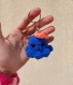 Porte-clé babypoulpy bleu intense
